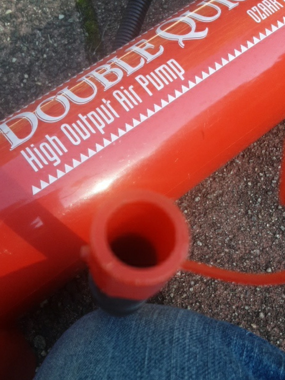 Red Hand Pump - Portable Inflator - Picture 4 of 4